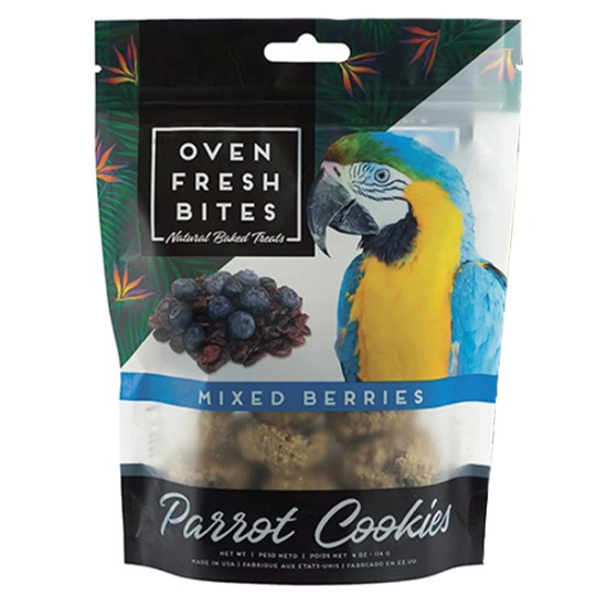 Oven Fresh Bites Parrot Cookies Mixed Berries 