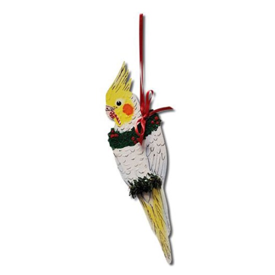 Lutino Cockatiel Ornament