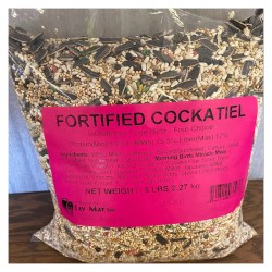 Seed - Fortified Cockatiel with Sunflower Seeds 5lbs