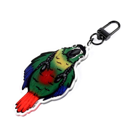 Key Chain Green Cheek