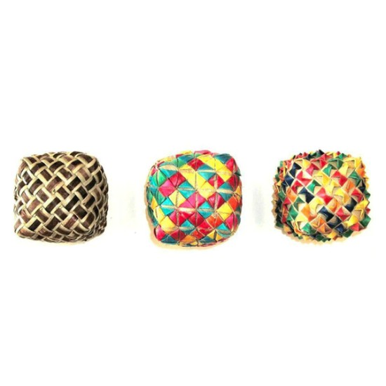 Square Woven Foot Toy Small