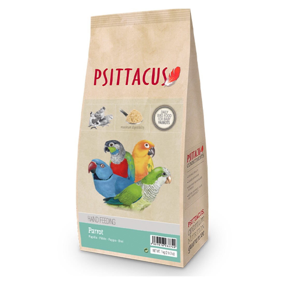 Psittacus Parrot Hand Feeding 2.2lb - PA-4210