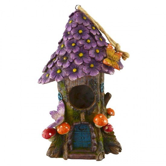 Flowers and Trees Bird House