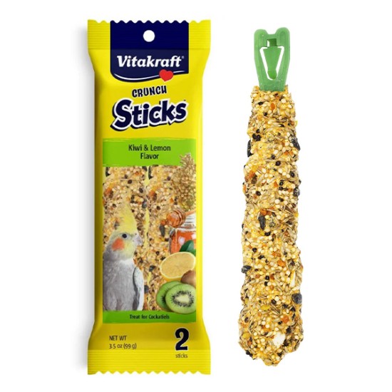 Cockatiel Kiwi and Lemon Crunch Stick 