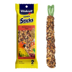 Conure Apricot and Cherry Crunch Stick 