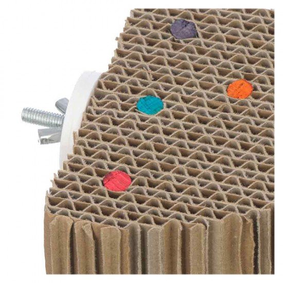 Cardboard Treat Block Corner Cardboard Treat Block Corner