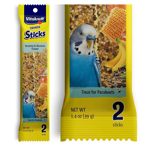 SESAME & BANANA KRACKER STICKS - PARAKEET SESAME & BANANA KRACKER STICKS - PARAKEET