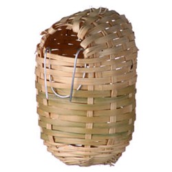 Finch Bamboo Covered Nest 