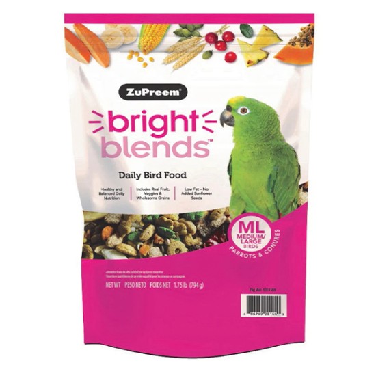 Zupreem Bright Blends Parrot Conure